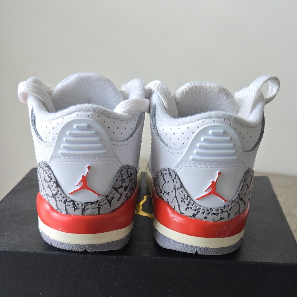 Jordan 3 Retro "Georgia Peach" Baby Toddler Shoe US 4C